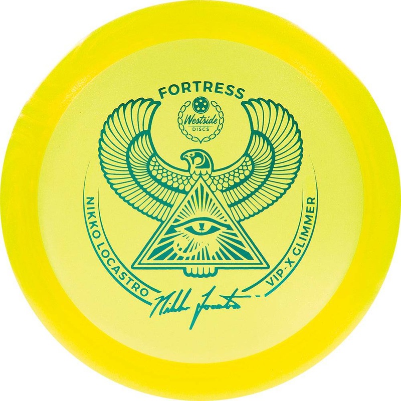 Westside Limited Edition 2020 Team Series Nikko Locastro Glimmer VIP-X Fortress Distance Driver Golf Disc