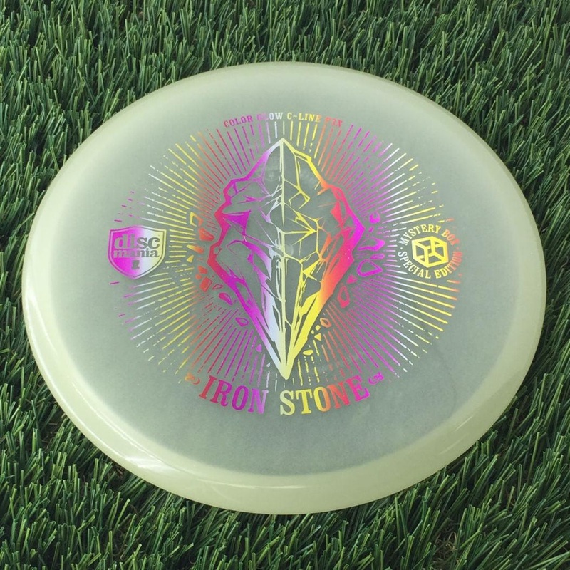 Discmania C-Line Color Glow P3X with Iron Stone – Mystery Box Special Edition Stamp – 176g – Translucent Glow