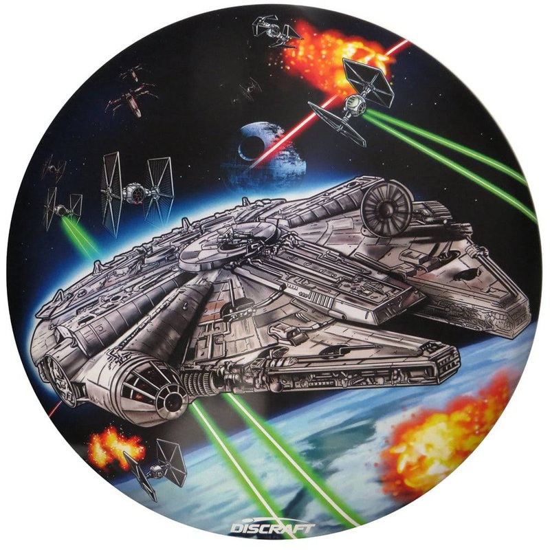 Discraft Star Wars Millennium Falcon Scene SuperColor ESP Buzzz Midrange Golf Disc