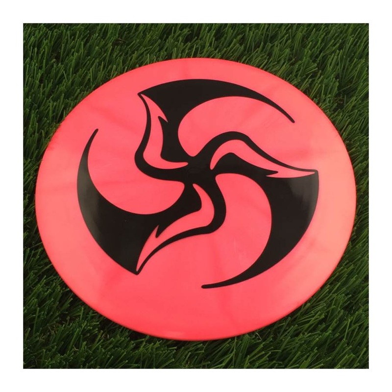 Dynamic Discs Fuzion-X Burst Trespass with DyeMax Huk Lab Trifly Stamp – 173g – Solid Pink