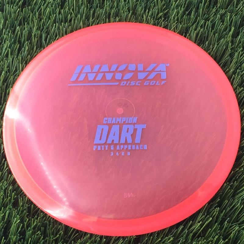 Innova Champion Dart with Burst Logo Stock Stamp – 170g – Translucent Pink
