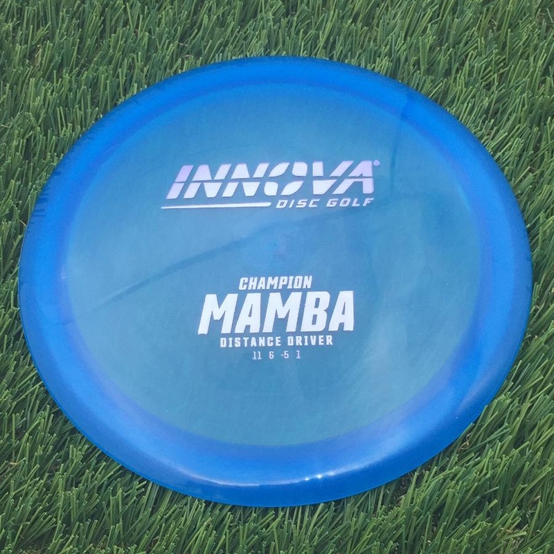 Innova Champion Mamba with Burst Logo Stock Stamp – 158g – Translucent Blue
