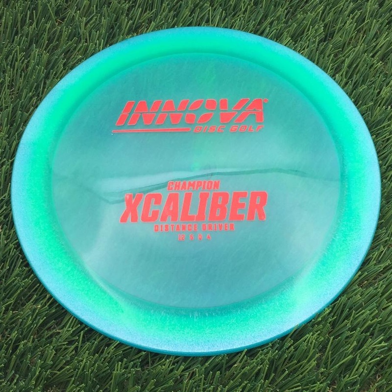 Innova Champion Xcaliber with Burst Logo Stock Stamp – 159.62g – Green