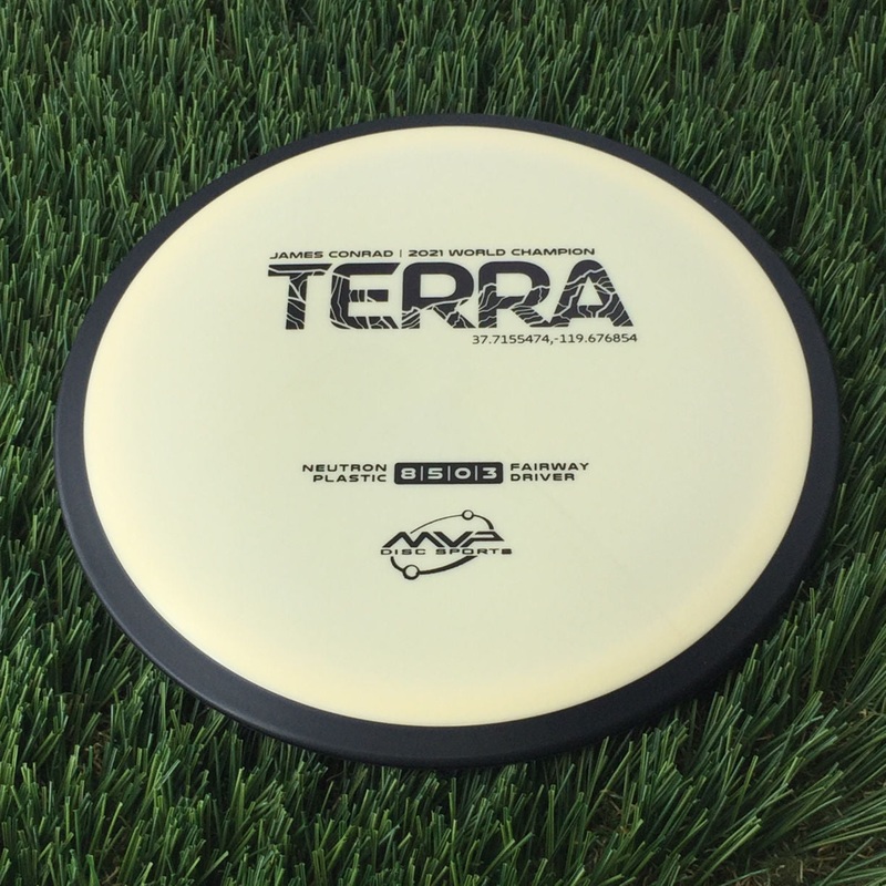 MVP Neutron Terra with James Conrad | 2021 World Champion | 37.7155474,-119.676854 Stamp – 172g Cream