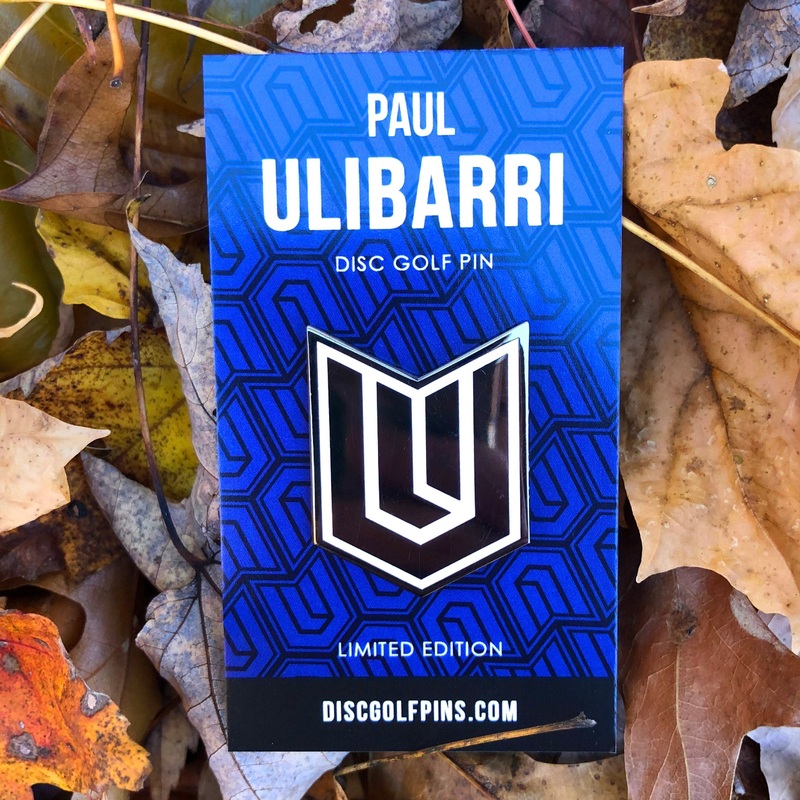 Paul Ulibarri Logo Disc Golf Pin – Series 2