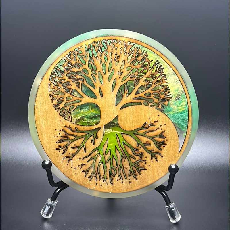 Wiser Hyzer Custom Glow Resin Mini – Tree Of Life