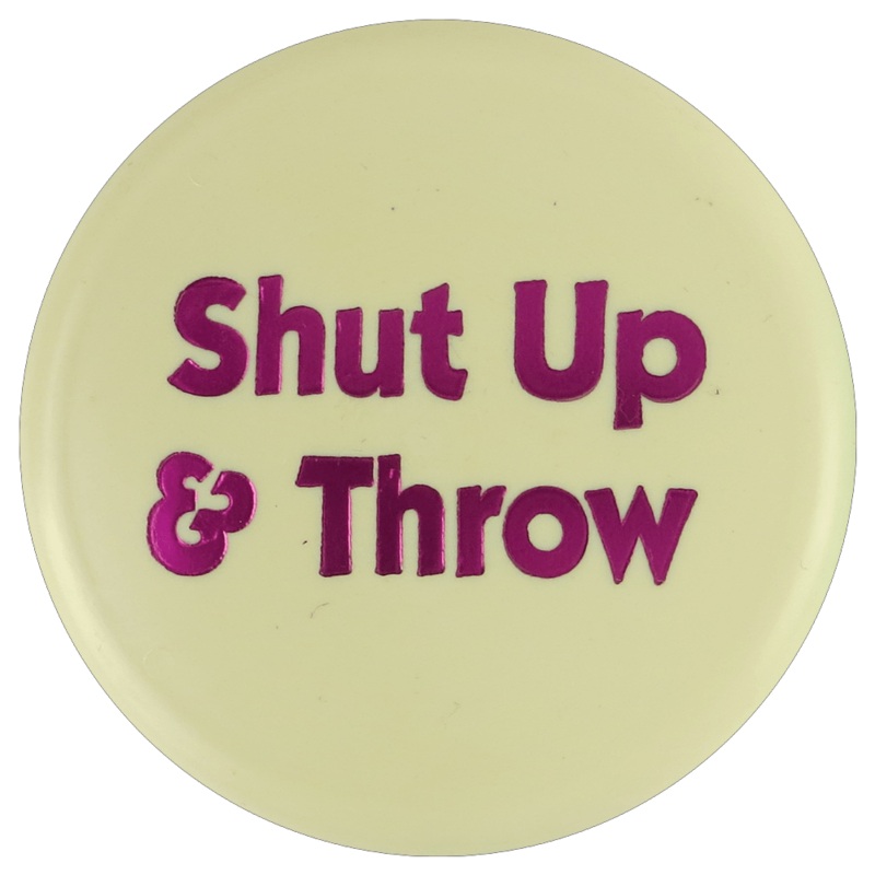 Disc Player Sports Shut Up & Throw Inter-Locking Mini Marker Disc