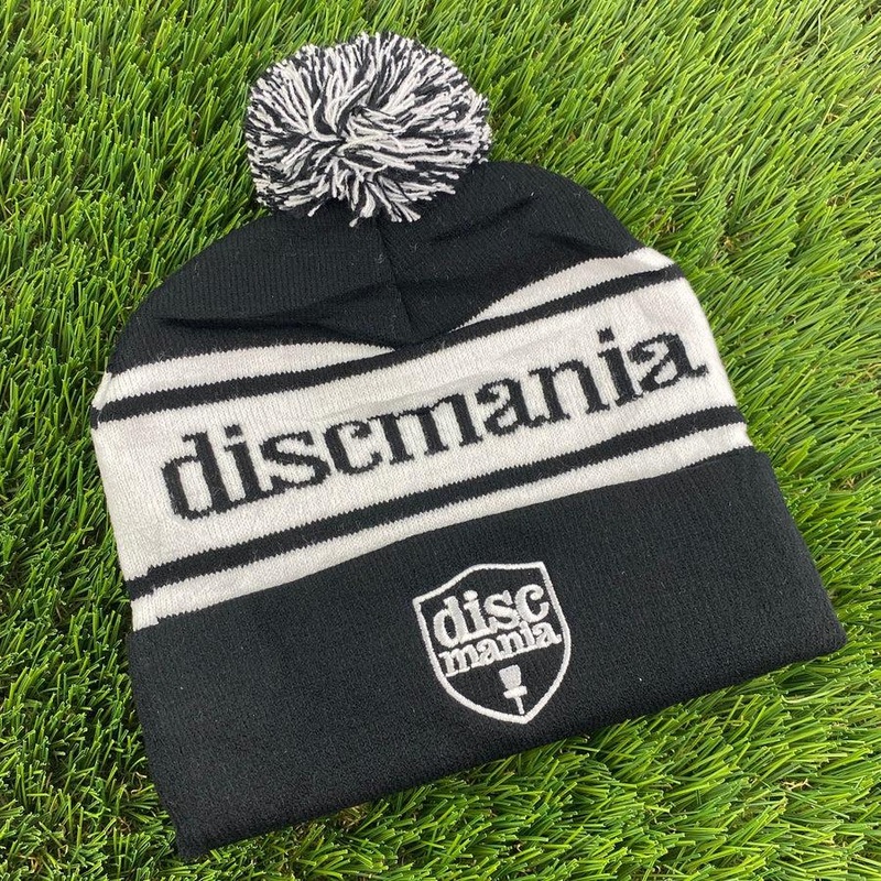 Discmania Woven Pom Beanie with Embroidered Badge