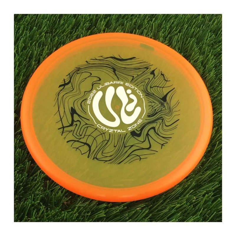 Discraft CryZtal Zone with Paul Ulibarri – Groovy Uli Logo – 2022 Ulibarri Edition Stamp – 174g – Translucent Orange