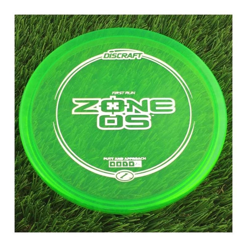 Discraft Elite Z Zone OS with First Run Stamp – 173g – Translucent Green