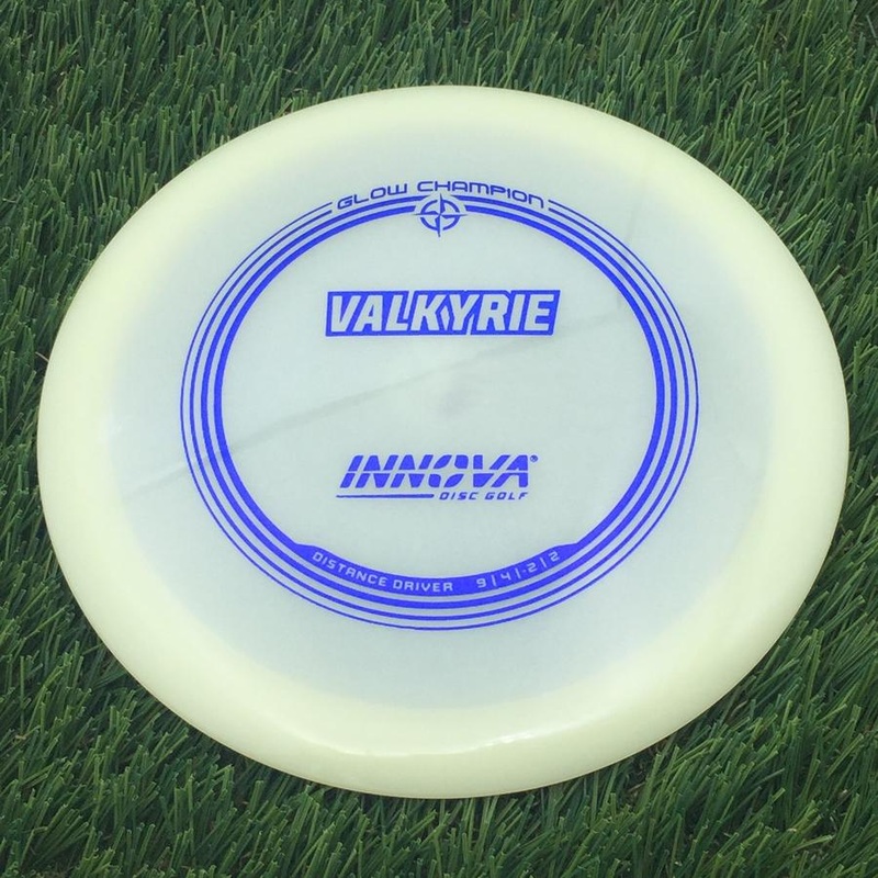 Innova Champion Glow Valkyrie with Burst Logo Stock Stamp – 175g – Translucent Glow
