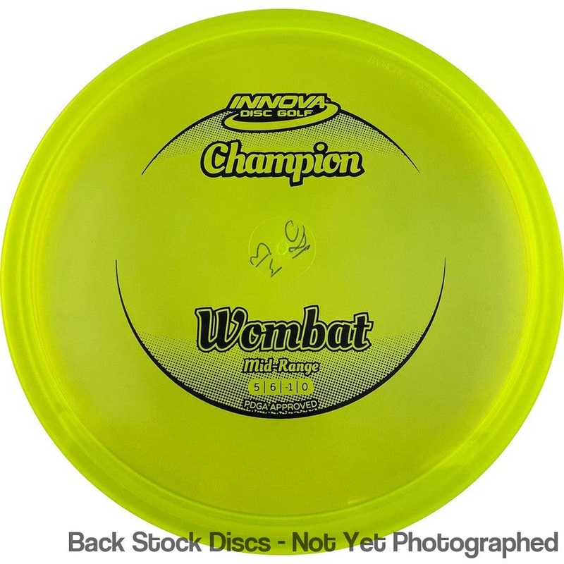 Innova Champion Wombat Midrange (Stock Stamp) [Back Stock Inventory – Disc and Stamp Color WILL VARY]