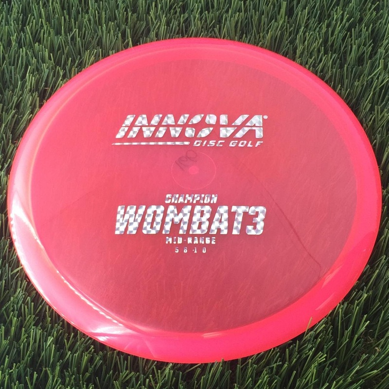 Innova Champion Wombat3 with Burst Logo Stock Stamp – 166g – Translucent Pink
