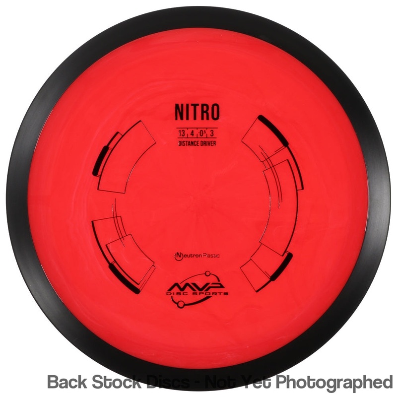 MVP Neutron Nitro Distance Driver (Stock Stamp) [Back Stock Inventory – Disc and Stamp Color WILL VARY]