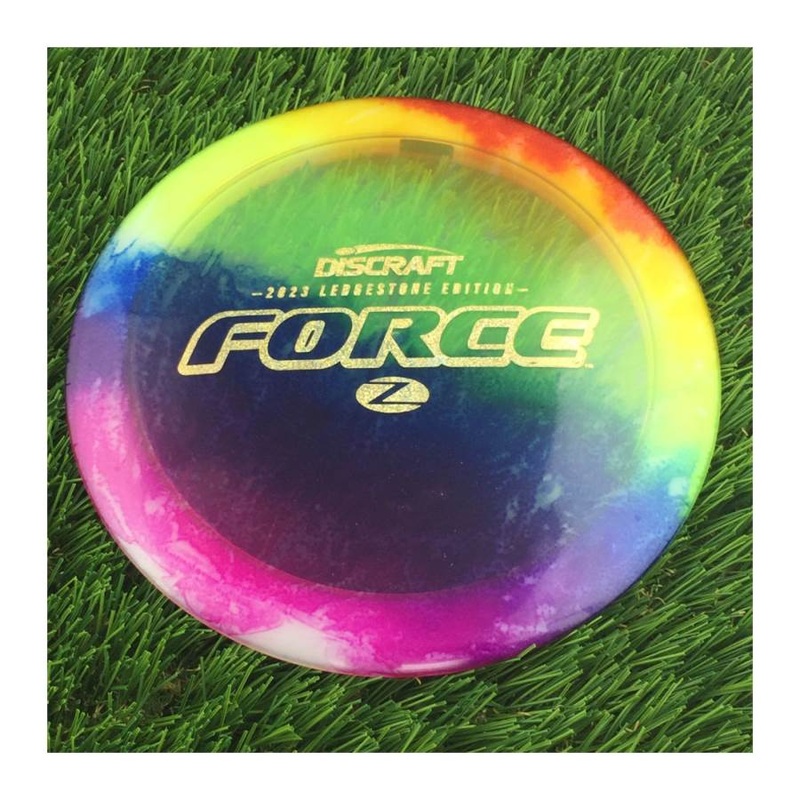 Discraft Elite Z Fly-Dyed Force with 2023 Ledgestone Edition – Wave 3 Stamp – 174g – Translucent Dyed