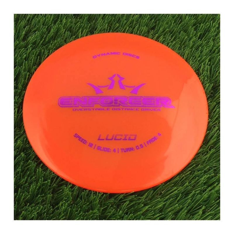 Dynamic Discs Lucid Enforcer – 173g – Translucent Orange