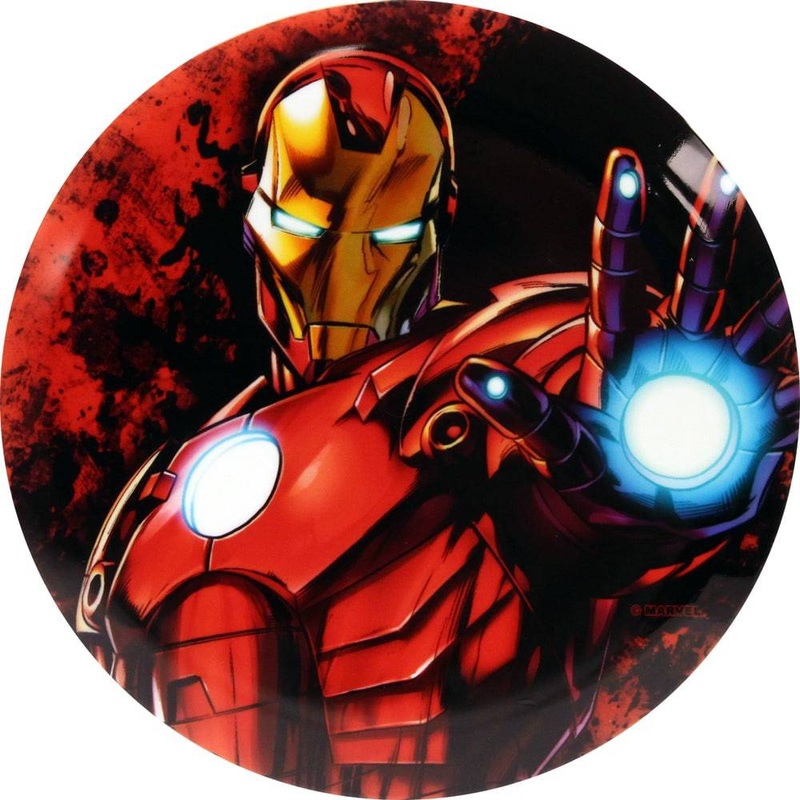 Dynamic Discs Marvel Iron Man DyeMax Close and Personal Fuzion Suspect Midrange Golf Disc
