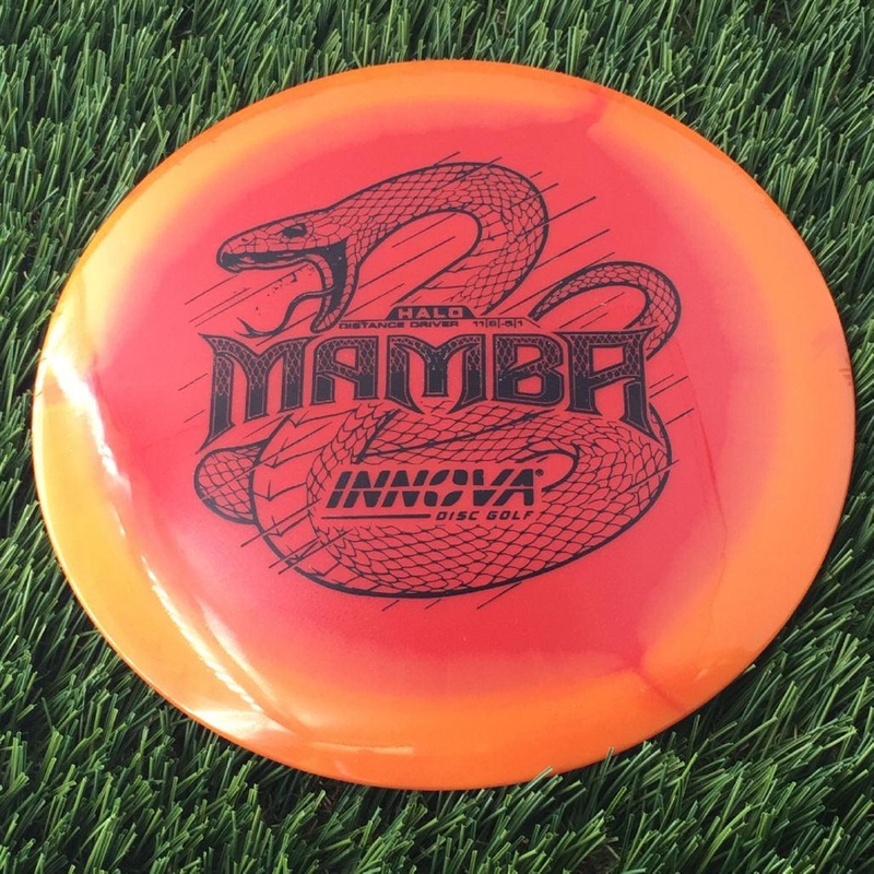 Innova Halo Star Mamba with Burst Logo Stock Stamp – 168g Orangish Red