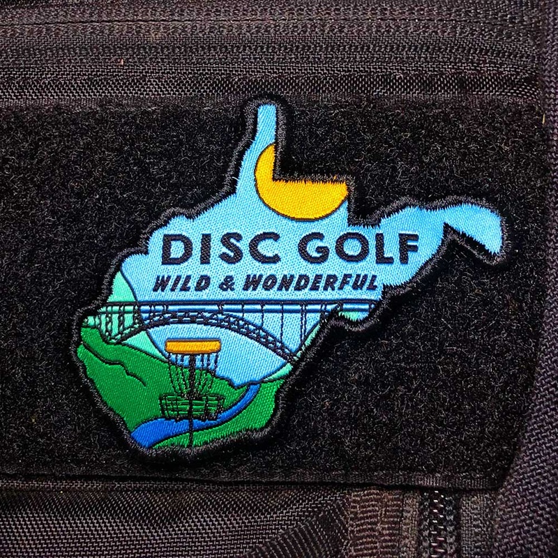 West Virginia Disc Golf Patch – Perfect Disc Golf Gift