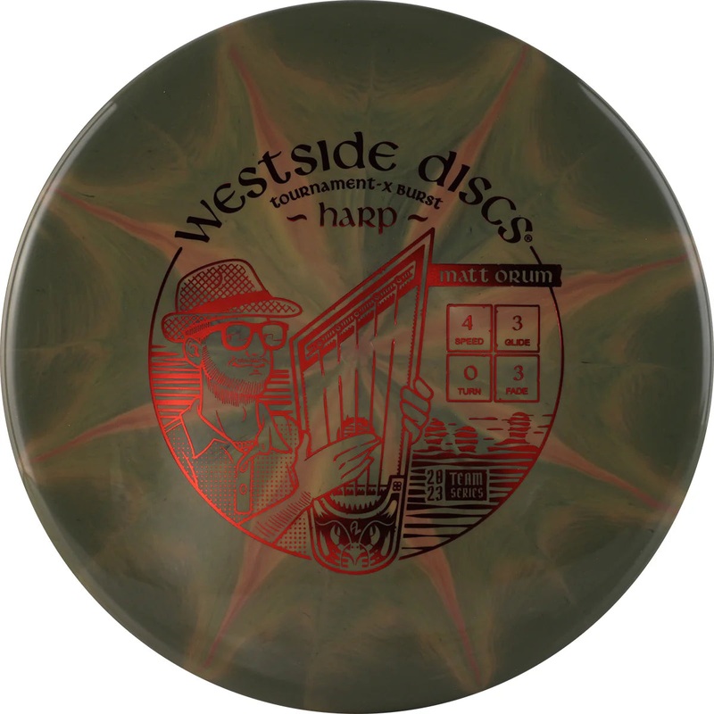 Westside Discs Tournament-X Burst Harp – Matt Orum 2023 Team Series