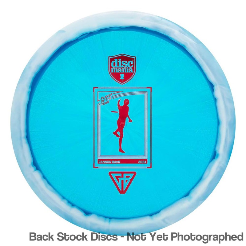 Discmania Alloy Function Fairway Driver with Gannon Buhr – 2024 Player of the Year Trading Card – GB Logo Stamp [Back Stock Inventory – Disc and Stamp Color WILL VARY]