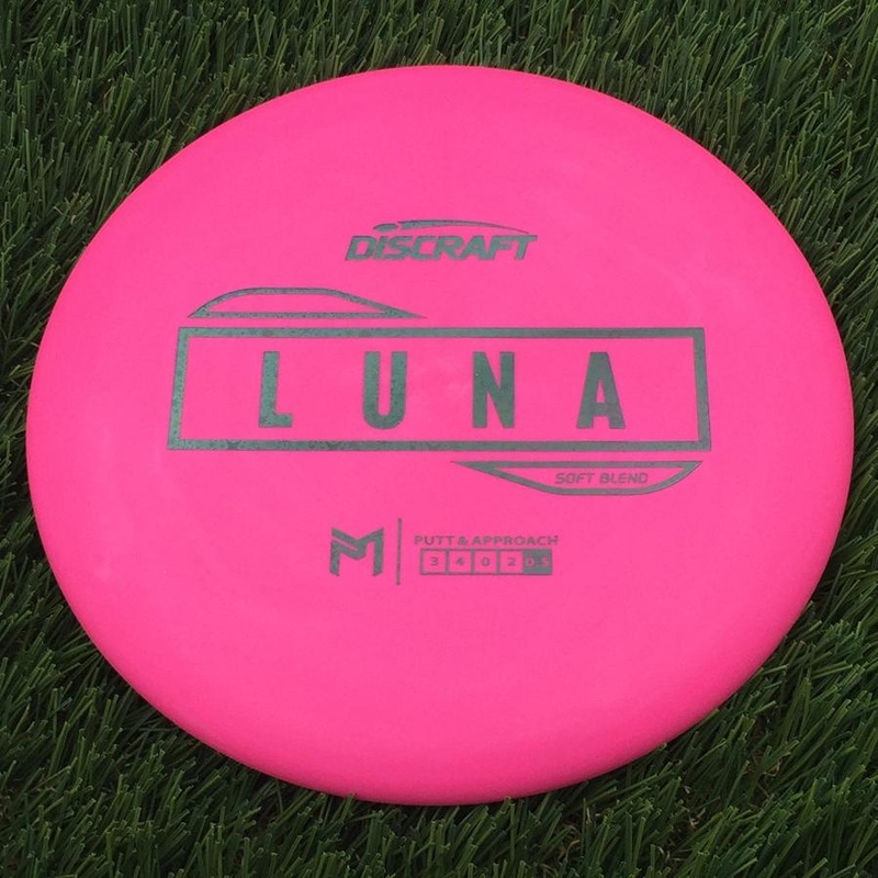Discraft Putter Line Soft Luna with PM Logo Stock Stamp Stamp – 173.2g – Pink