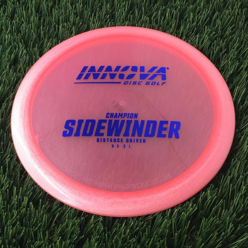Innova Champion Sidewinder with Burst Logo Stock Stamp – 138g – Translucent Pink