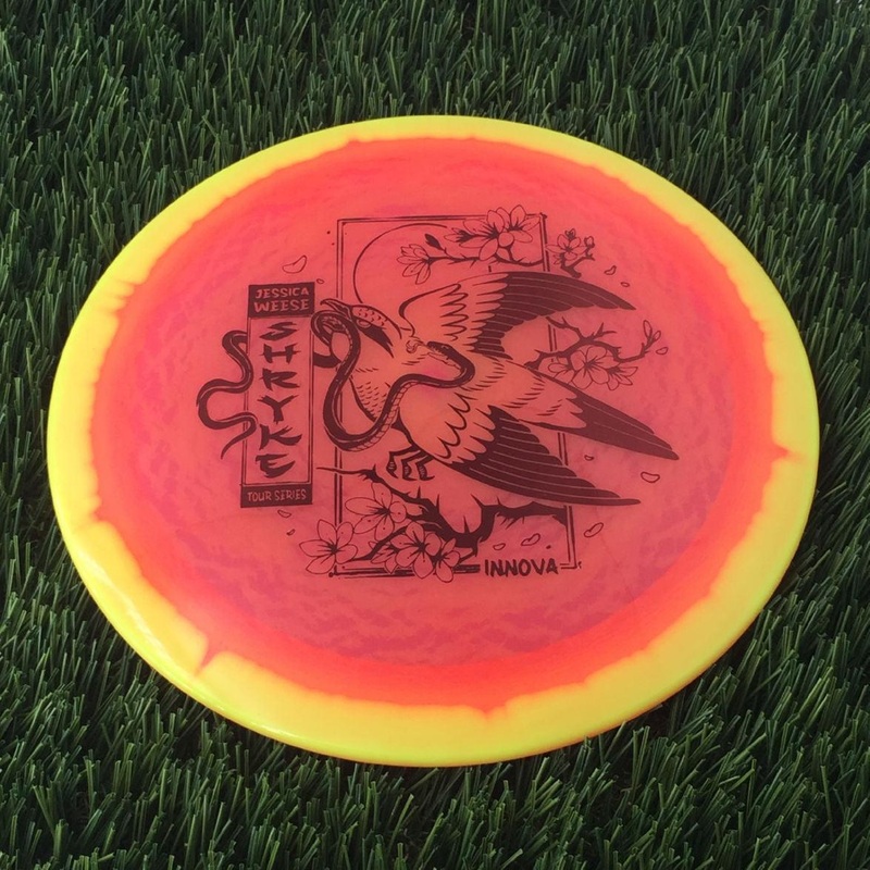 Innova Halo Champion Shryke with Jessica Weese Tour Series 2025 Stamp – 175g – Pinkish Yellow