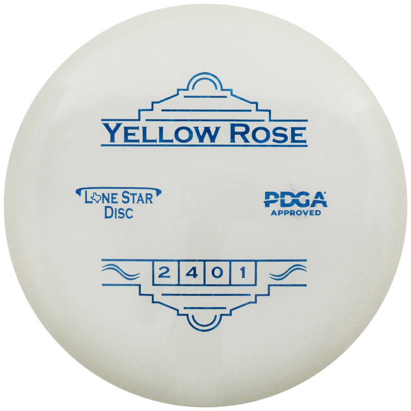 Lone Star Glow Bravo Yellow Rose Putter Golf Disc