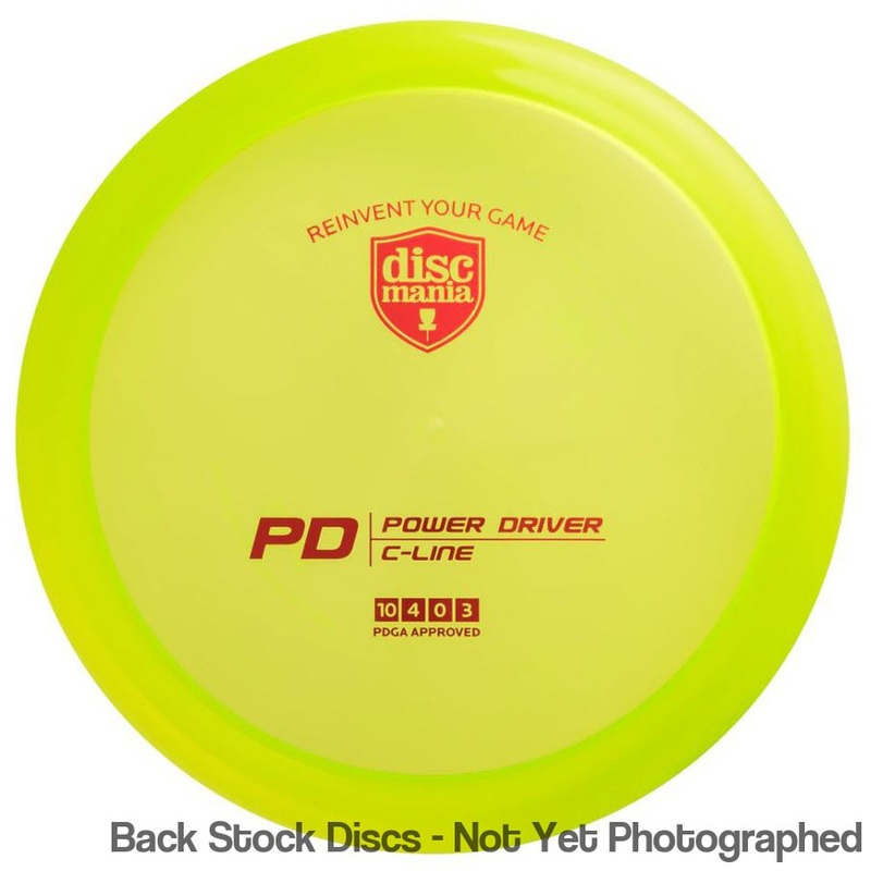 Discmania Italian C-Line PD Distance Driver (Stock Stamp) [Back Stock Inventory – Disc and Stamp Color WILL VARY]