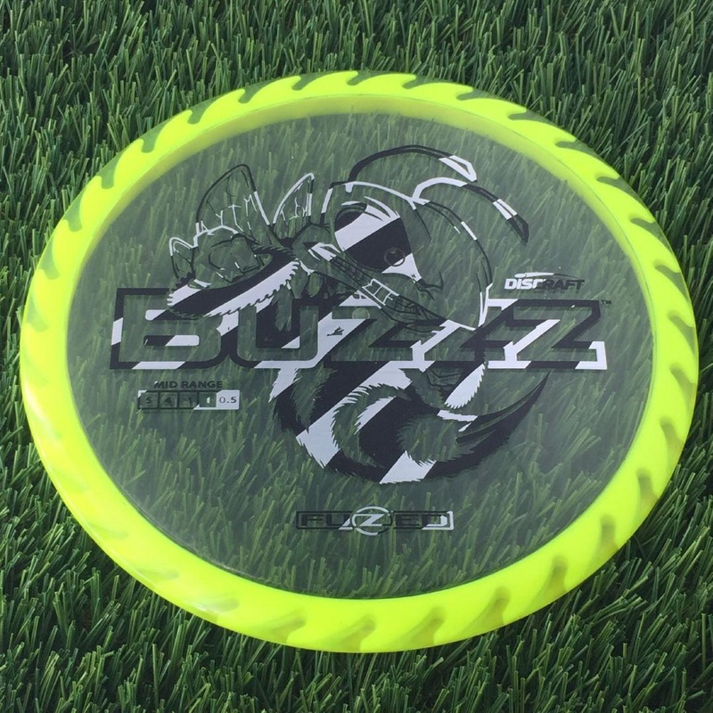 Discraft Elite Z FuZed Line with Saw Pattern Buzzz with Big Bee with Saw Blade – “Buzzzsaw” Stamp – 174g – Yellow