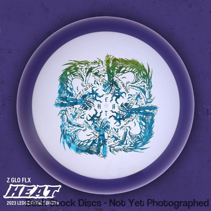 Discraft Glo FLX Heat Fairway Driver with 2023 Ledgestone Edition – Wave 3 Stamp [Back Stock Inventory – Disc and Stamp Color WILL VARY]