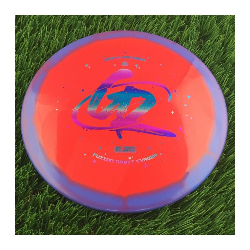 Dynamic Discs Fuzion Orbit Evader with Gavin Rathbun Space Orbit Team Series 2023 Stamp – 173g – Solid Red