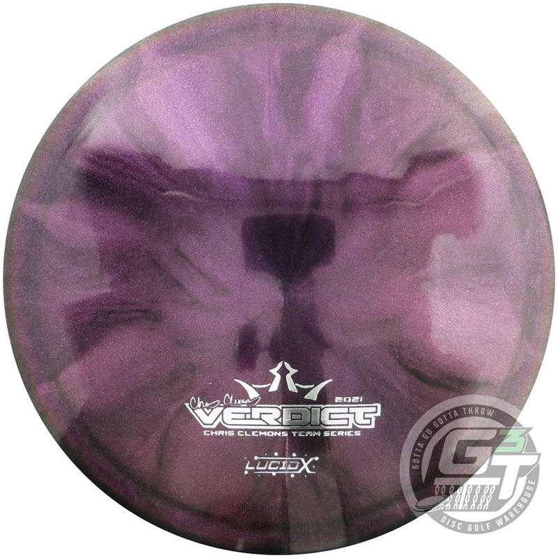 Dynamic Discs Limited Edition 2021 Team Series V1 Chris Clemons Glimmer Lucid-X Verdict Midrange Golf Disc