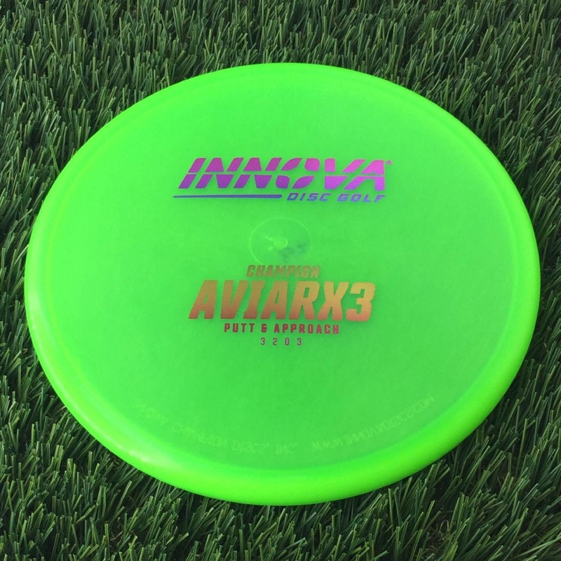 Innova Champion AviarX3 with Burst Logo Stock Stamp – 167g Green
