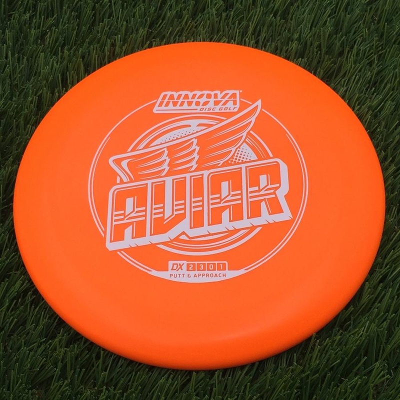 Innova DX Aviar Putter with Burst Logo Stock Stamp – 160.6g – Orange