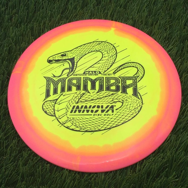 Innova Halo Star Mamba with Burst Logo Stock Stamp – 147g – Solid Yellow