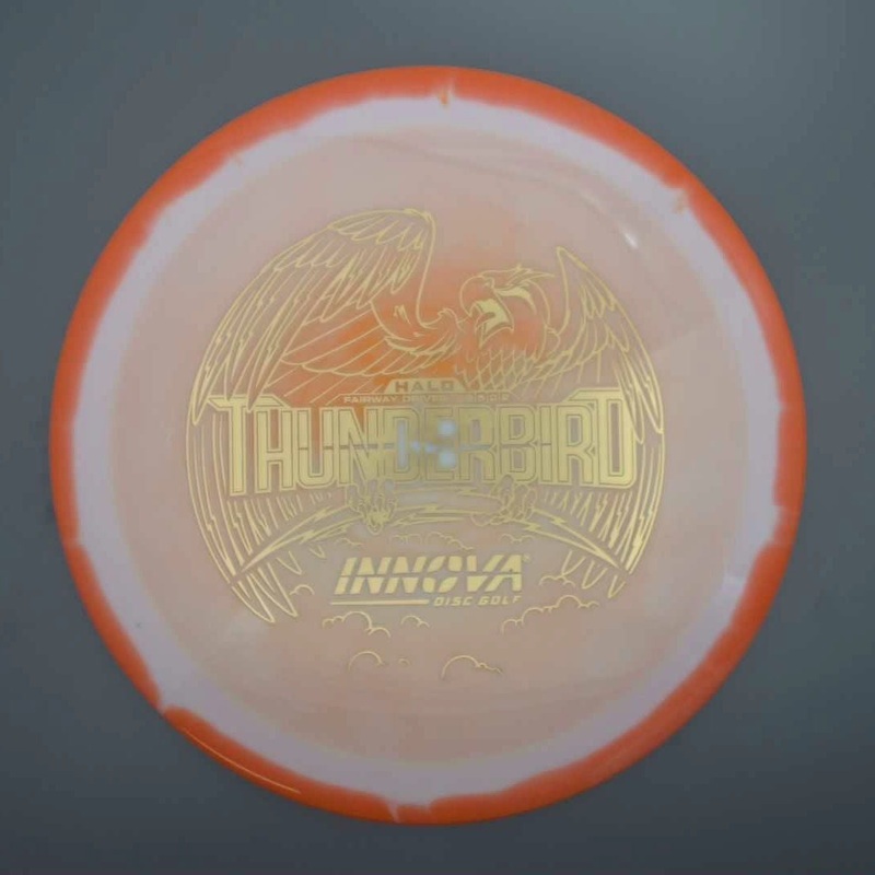 Innova Halo Star Thunderbird with Burst Logo Stock Character Stamp – 176.5g – Orange