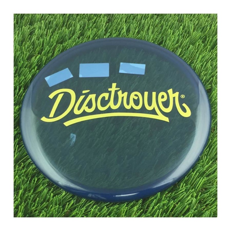 Disctroyer A-Medium Sparrow P&A-3 with Disctroyer Yellow Script Stamp – 167g – Translucent Blue