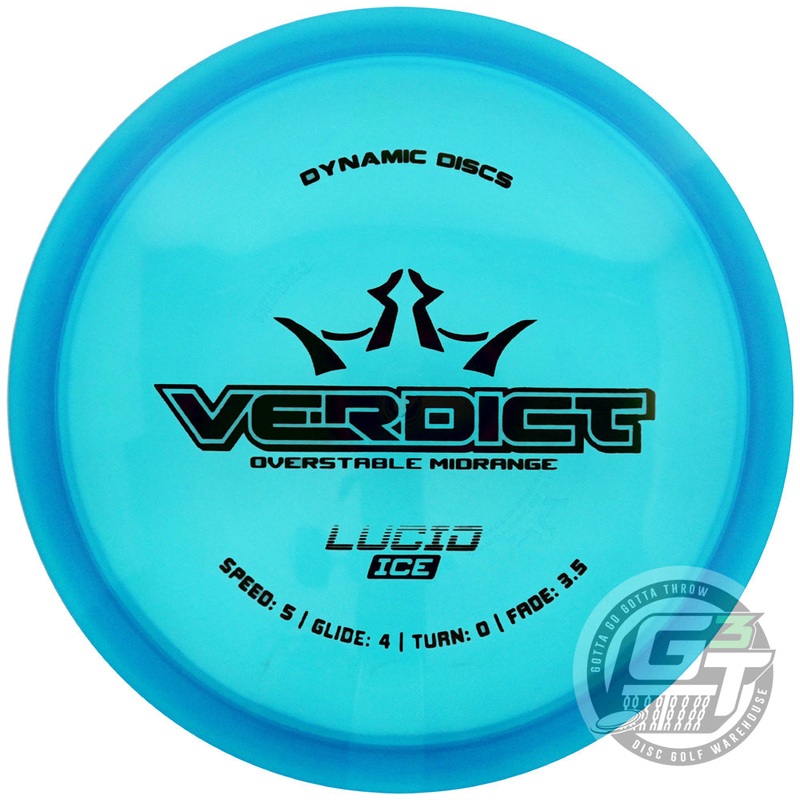 Dynamic Discs Lucid Ice Verdict Midrange Golf Disc