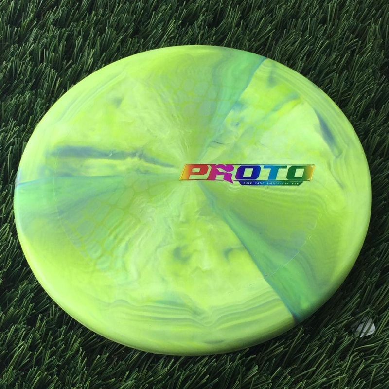 Discraft Putter Line Hard Ricky Wysocki Proto Putter with Proto Ricky Wysocki – Raptor Skin Ghost Foil Stamp – 174g – Green