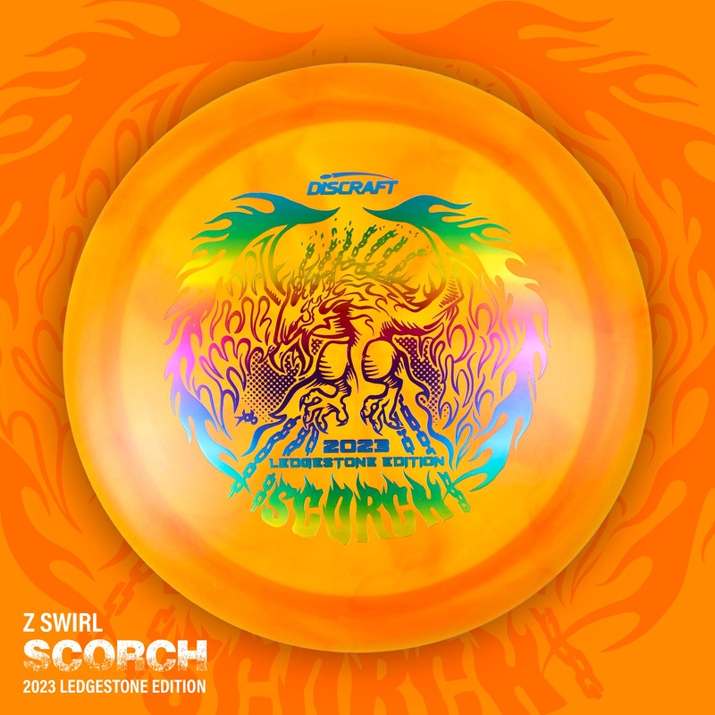 Discraft Z Metallic Swirl Scorch – 2023 Ledgestone