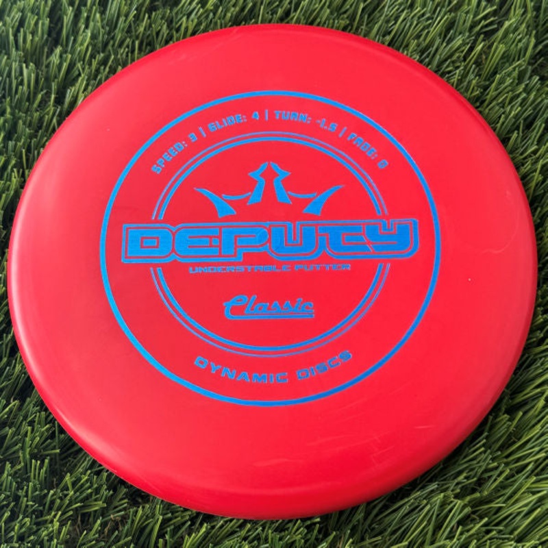 Dynamic Discs Classic (Hard) Deputy – 173g Red