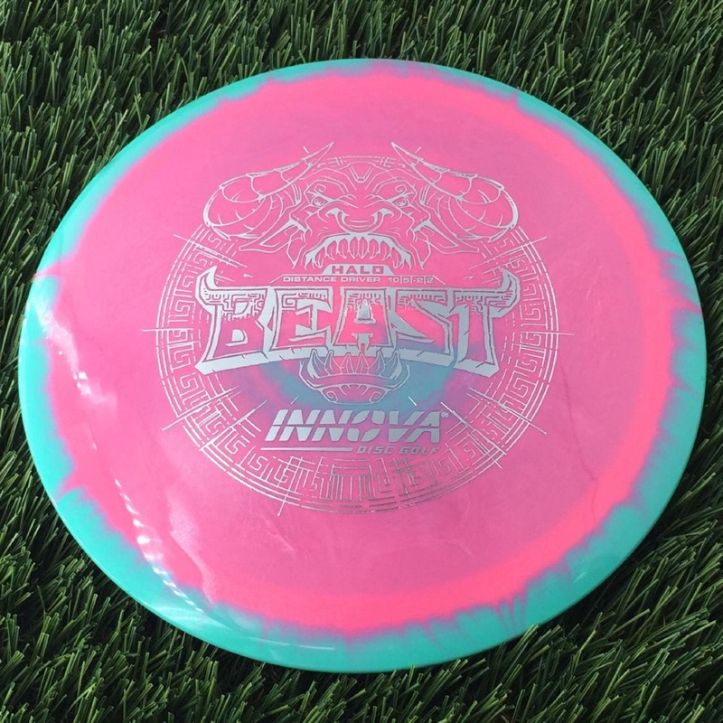 Innova Halo Star Beast with Burst Logo Stock Stamp – 171g Turquoise Pink