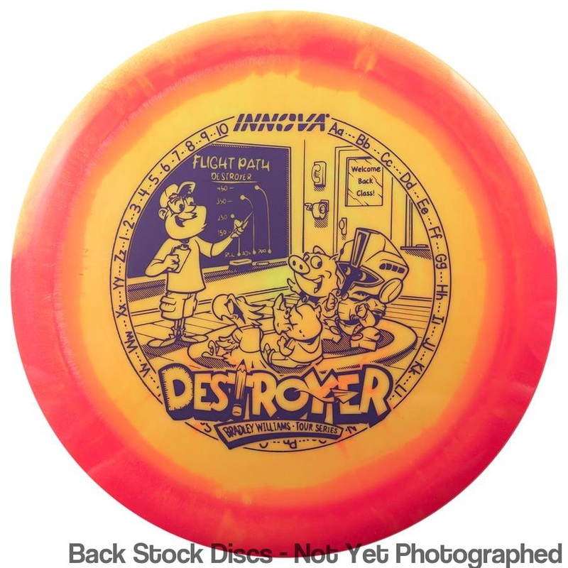 Innova Halo Star Destroyer Distance Driver with Bradley Williams – Star Team Tour Series 2025 Stamp [Back Stock Inventory – Disc and Stamp Color WILL VARY]