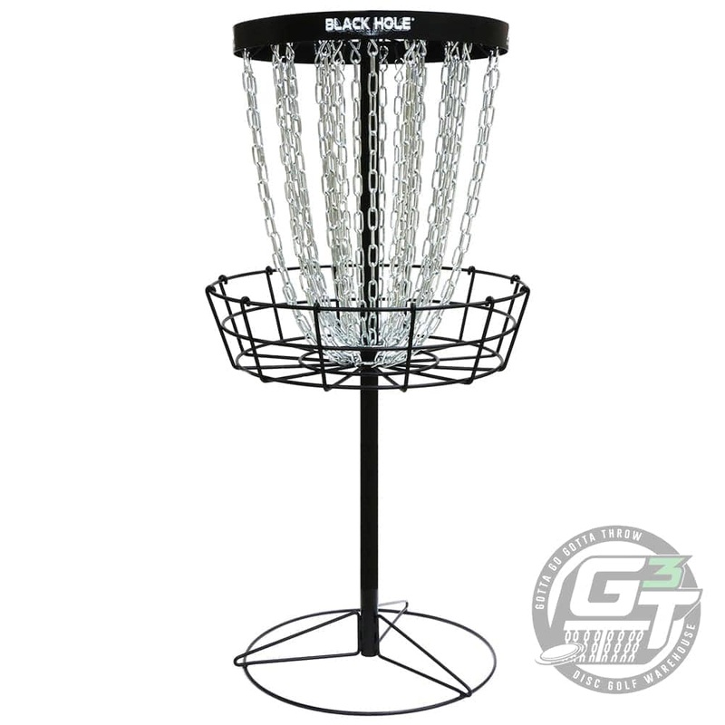 MVP Black Hole Pro HD 30-Chain Disc Golf Basket