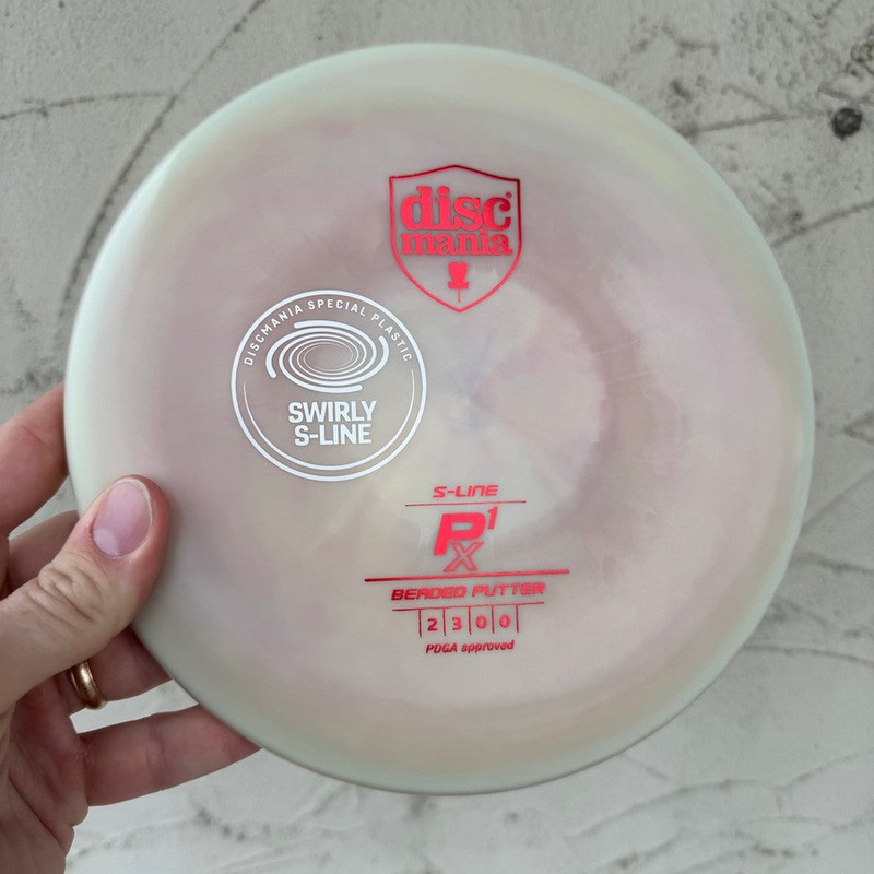 Auction! Jan ’24 – Discmania S-Line Swirly P1X – 175g – Solid Pink