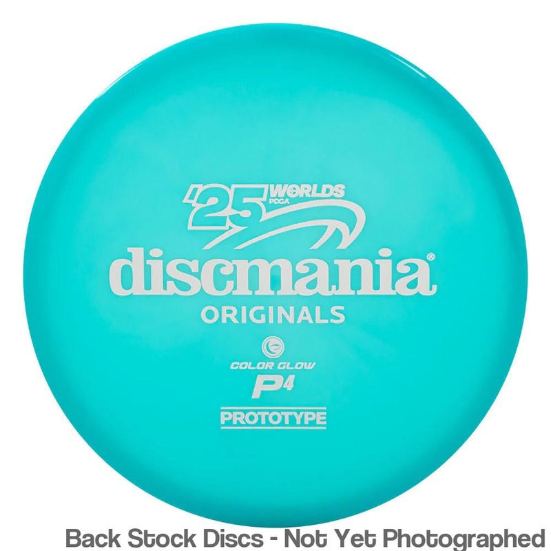 Discmania C-Line Color Glow P4 Putter with Prototype ’25 Worlds Stamp [Back Stock Inventory – Disc and Stamp Color WILL VARY]