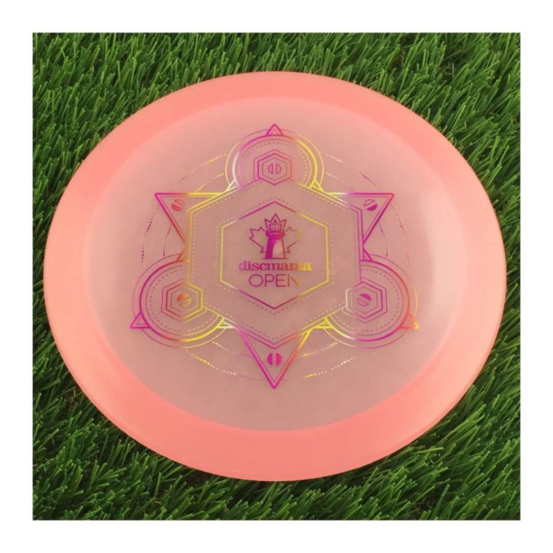 Discmania C-Line Color Glow Reinvented FD3 with Discmania Open 2023 Stamp – 176g – Translucent Pink