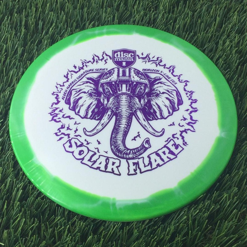 Discmania Horizon S-Line FD3 with Solar Flare – Alden Harris Signature Series 2024 Stamp – 174g Green
